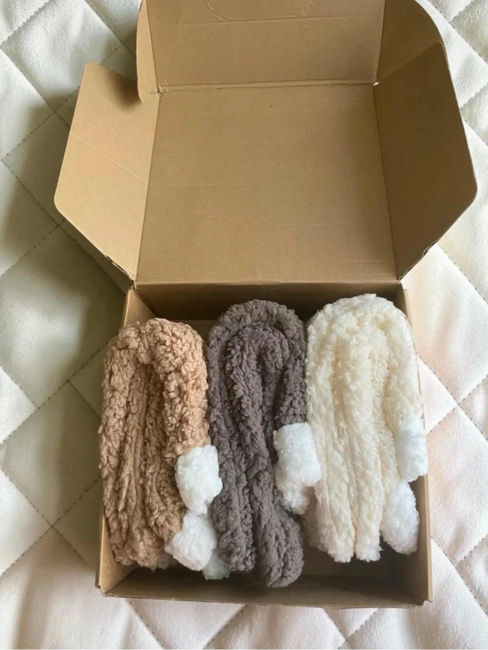 3 pair of Plush Sherpa Cozy Socks